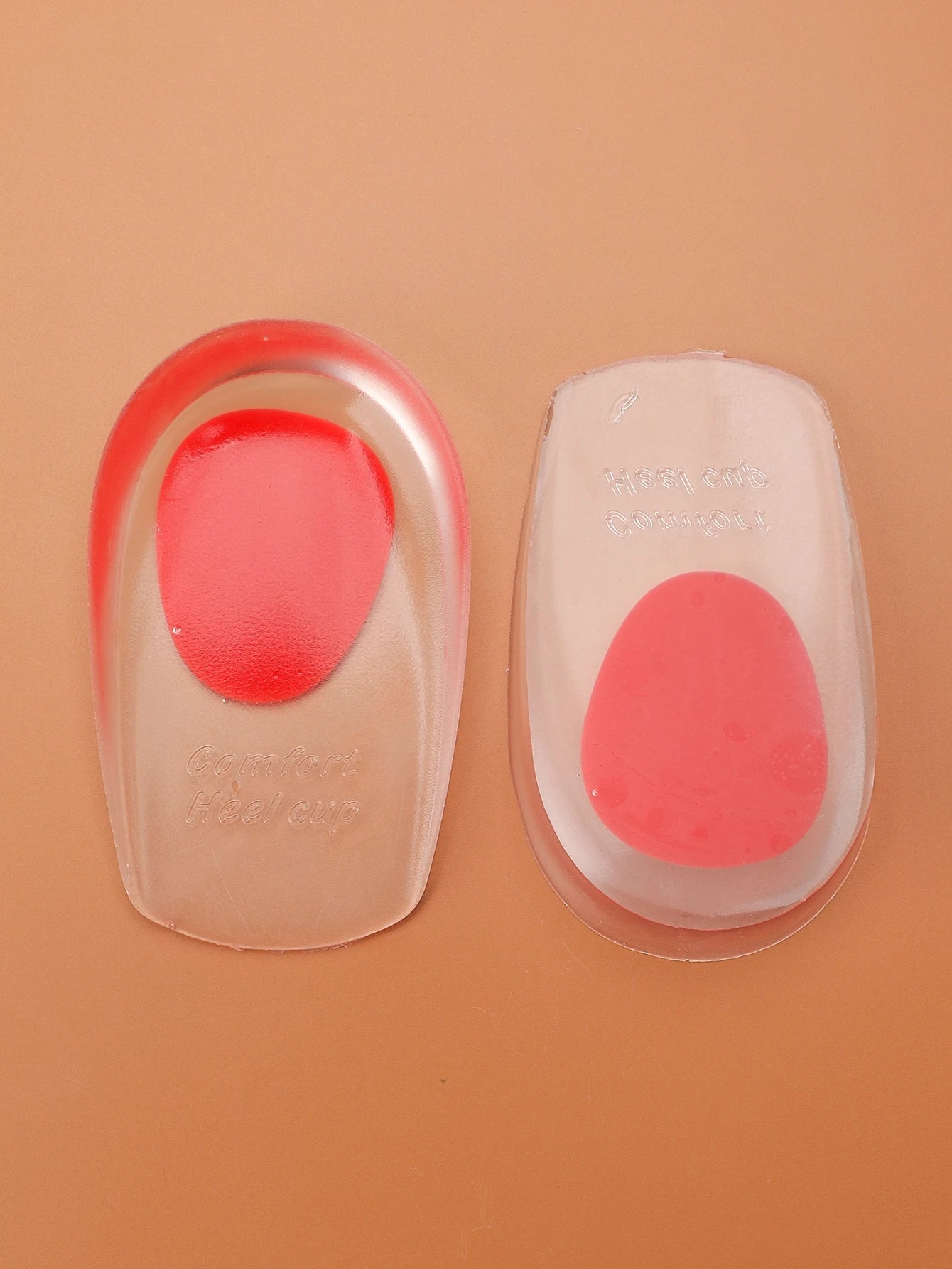 Silicone Gel Heel Cups for Pain Relief & Shock Absorption
