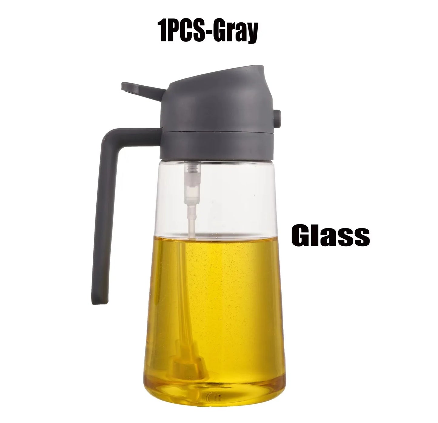 2in1 500ml Glass Oil Sprayer