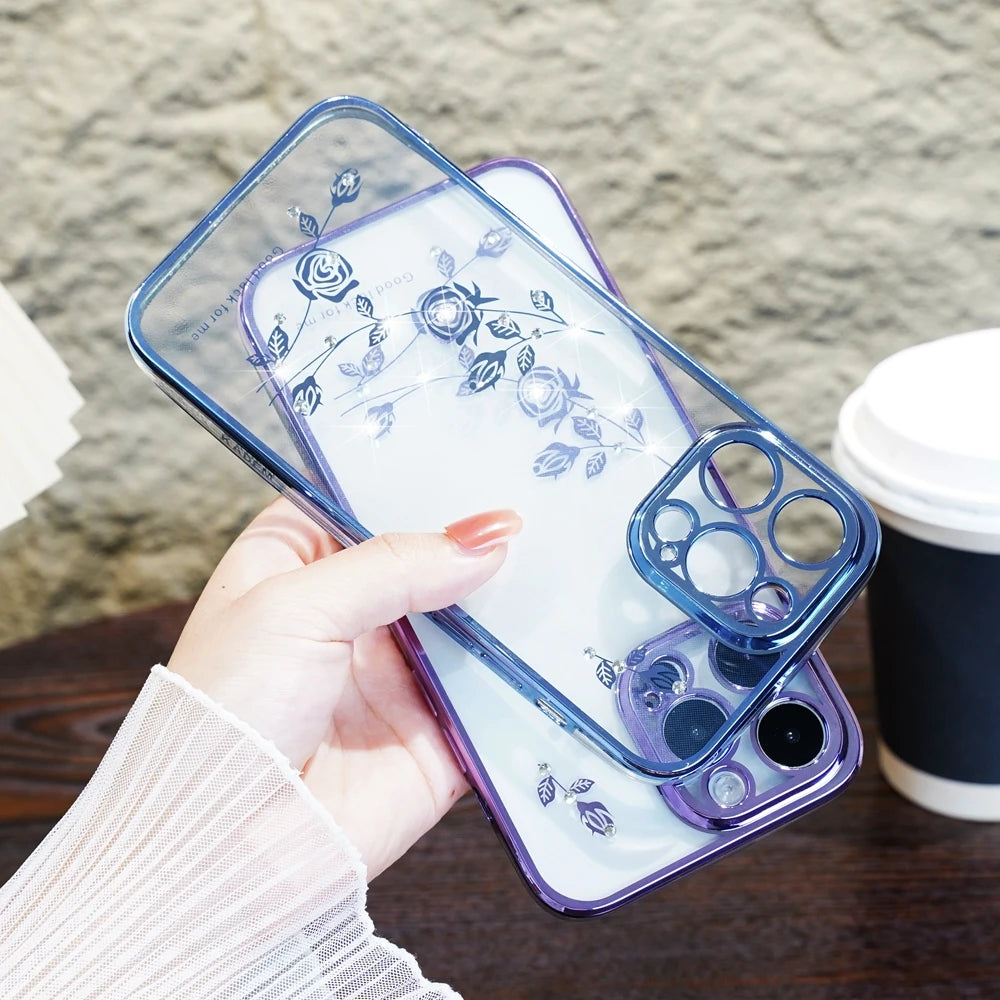 Glitter Rhinestone Phone Case for Motorola