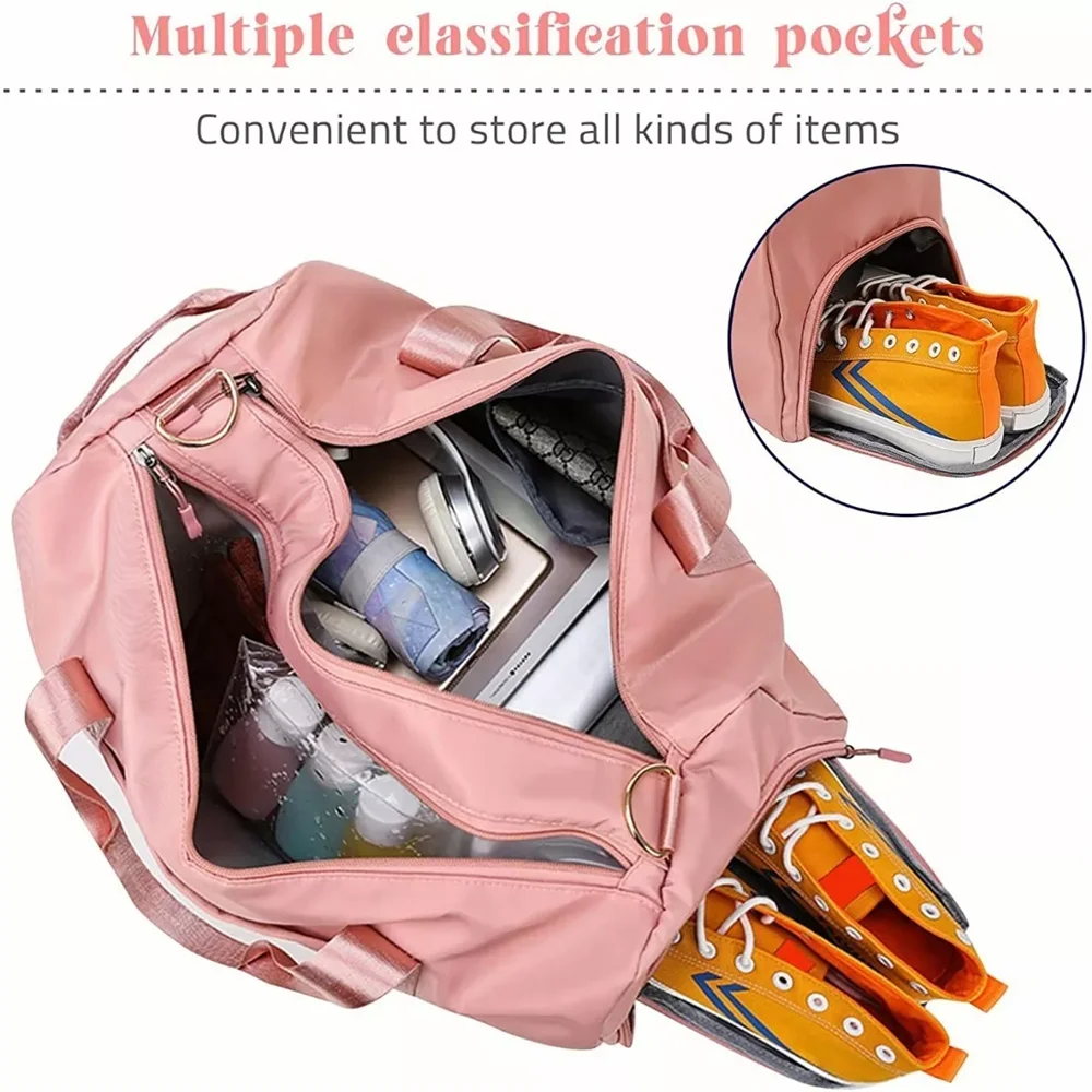 Gym Bag With Shoe Compartment