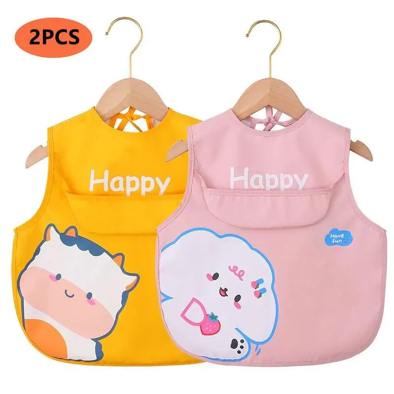 2Pcs/1Pc Feeding Baby Bib