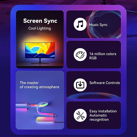Smart RGB PC Monitor Sync LED Backlight Strip