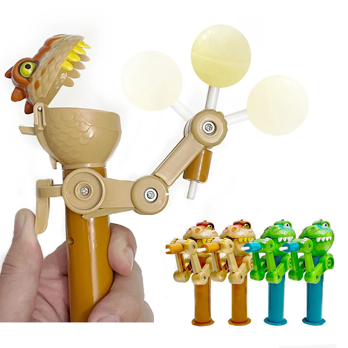 Dinosaur Lollipop Robot Holder