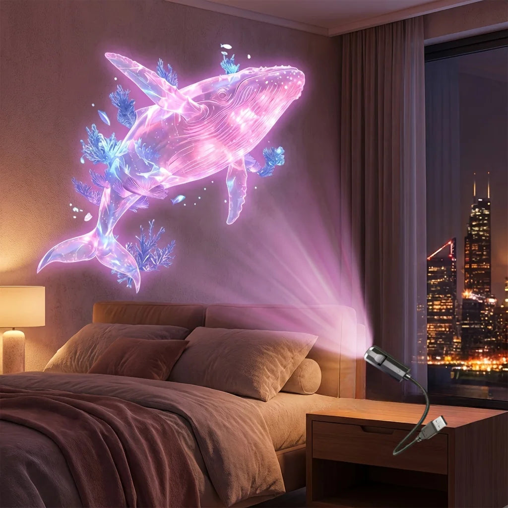 Marine Life Projection Night Light