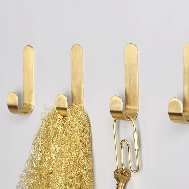 1-5pcs Brass Wall Hooks