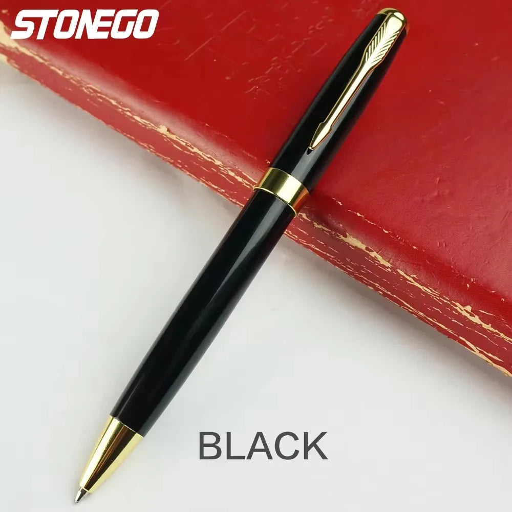 STONEGO Capless Metal Chrome Twist Ballpoint Pen