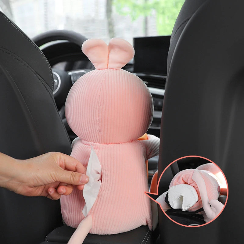 Cute Car Tissue Box 2 In 1Cartoon Holder