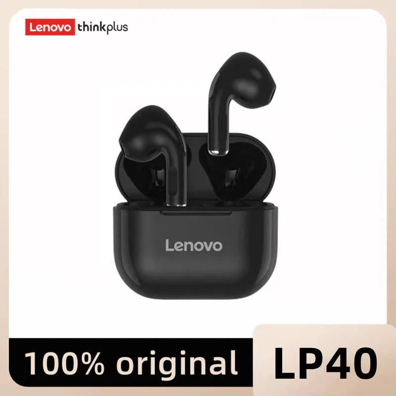 Original Lenovo lp40 Bluetooth Earphones With Microphone