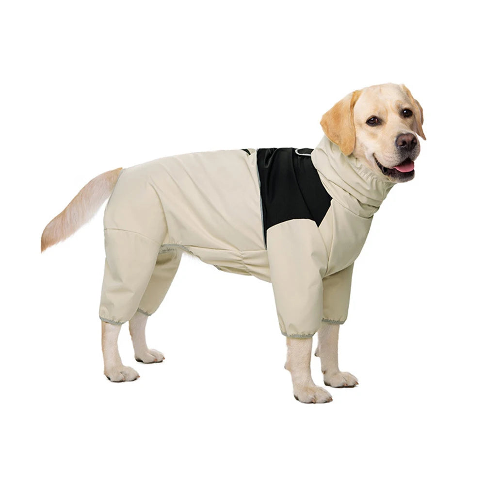 Full Coverage Waterproof Dog Raincoat Jumpsuit