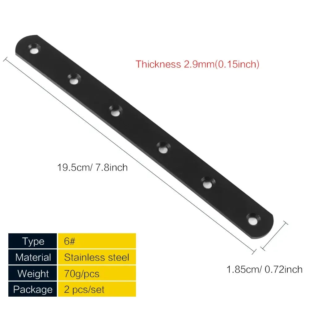 Stainless Steel Flat Repair Bracket