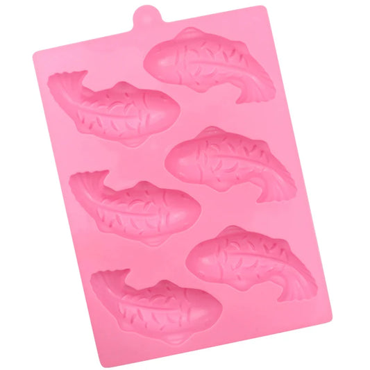 3D Fish-Shaped Food-Grade Silicone Mould for Chocolate, Cakes & Desserts