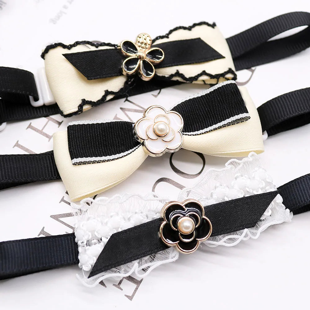 Pet Bow Tie Collar Set