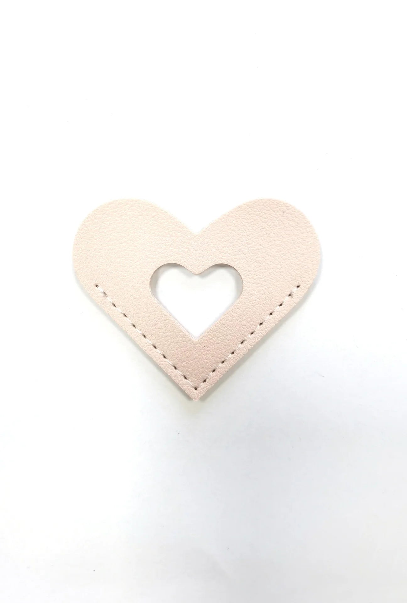 Leather Love Shaped Bookmarks
