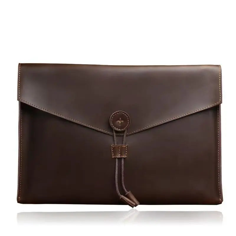 Genuine Leather A4 Document Bag