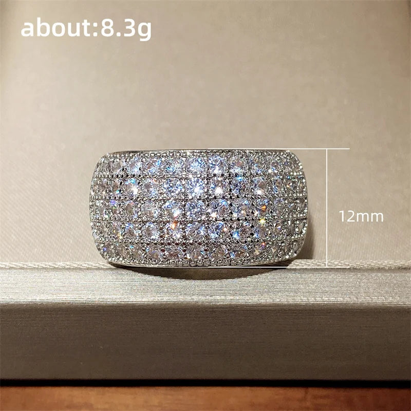 Huitan Cubic Zircon Ring