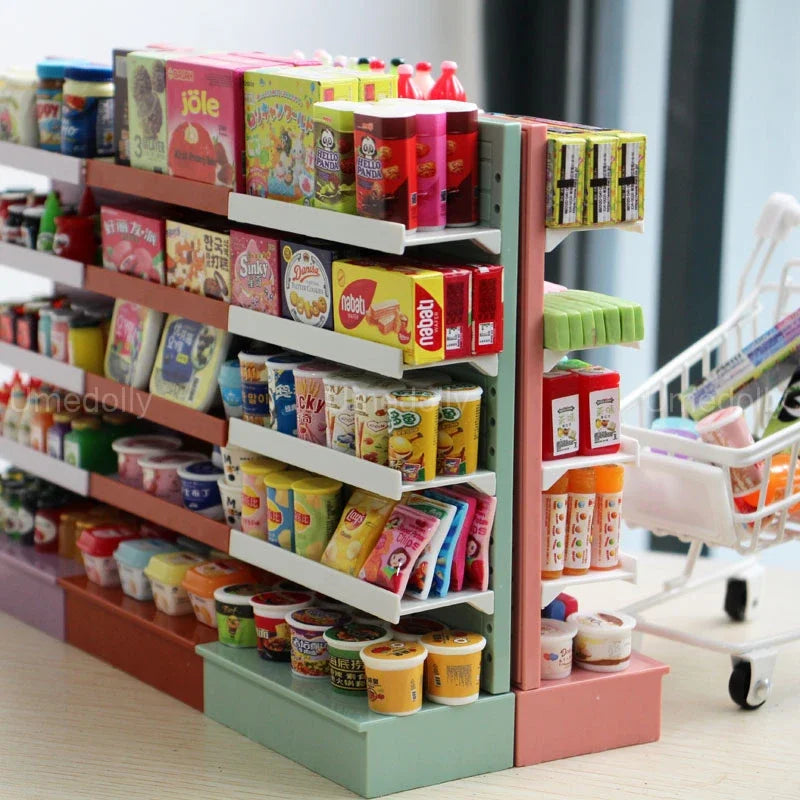 1/6 Scale Miniature Dollhouse Supermarket Store Toy
