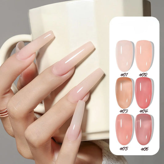 Ice Skin Nude Pink Gel Nail Polish