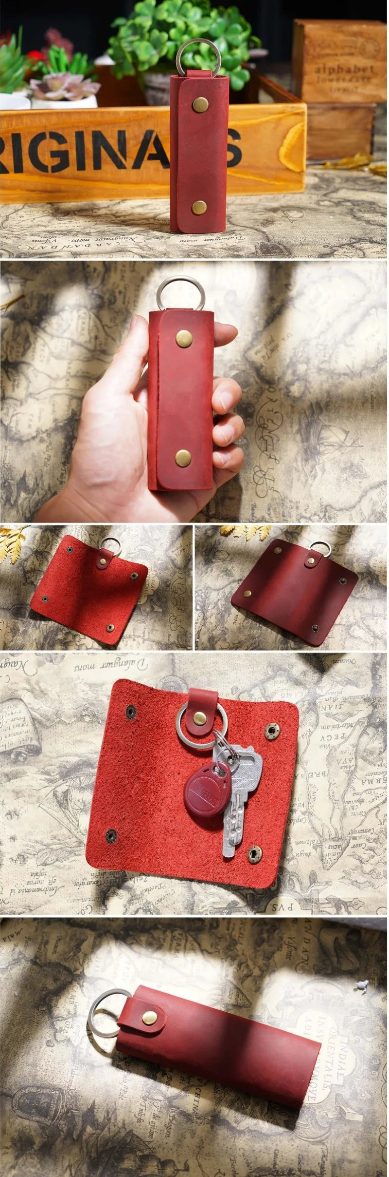 Genuine Leather Key Holder