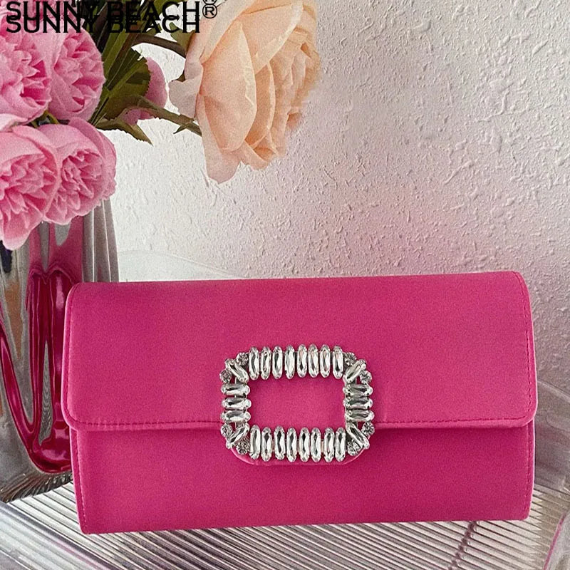 Satin Prom Evening Clutch Bag