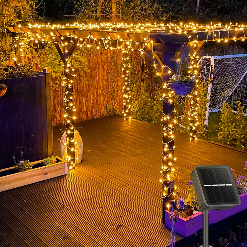 Outdoor LED Solar Fairy Lights Christmas Decoration