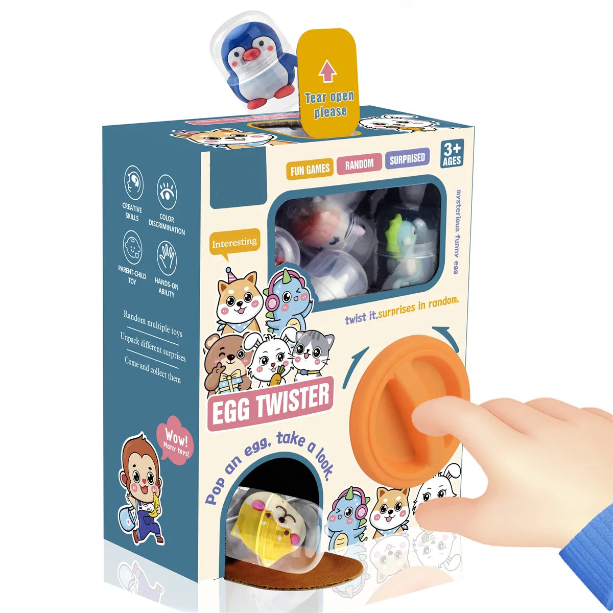 Random Capsule Egg Twisting Machine Toy