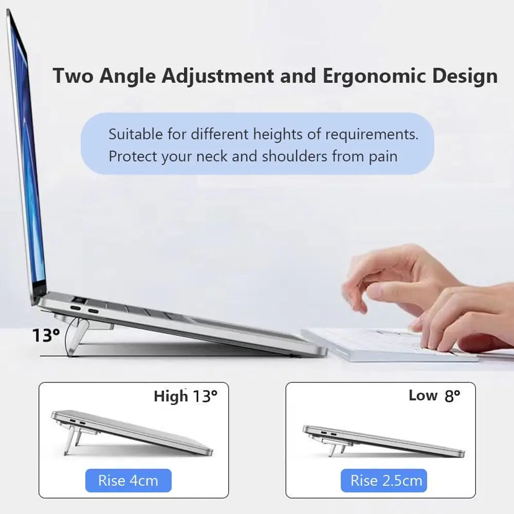 2Pcs/Set Foldable Laptop Stand