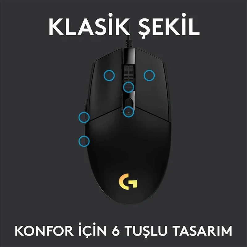Logitech G102 USB Wired Gaming Mouse