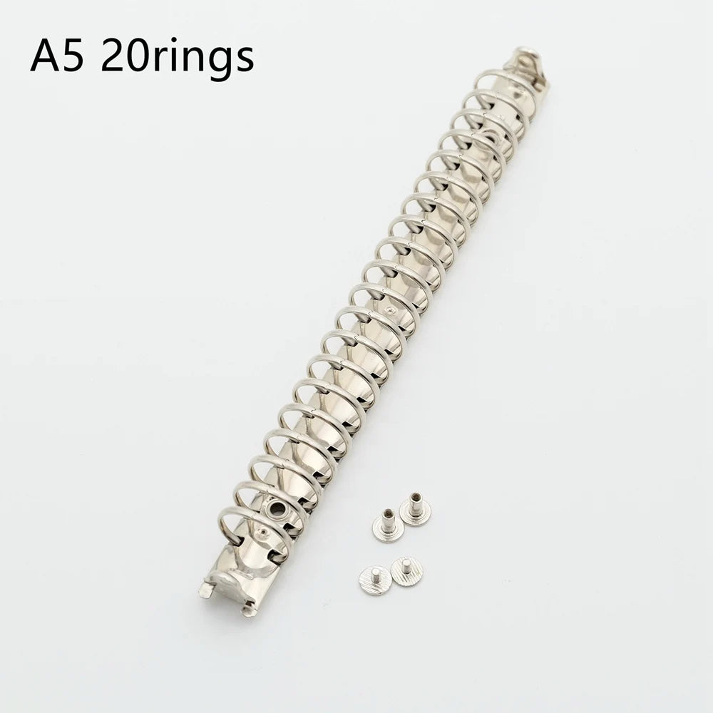 A4 B5 A5 A6 A7 B7 Loose-Leaf Spiral Notebook Metal Clip Ring