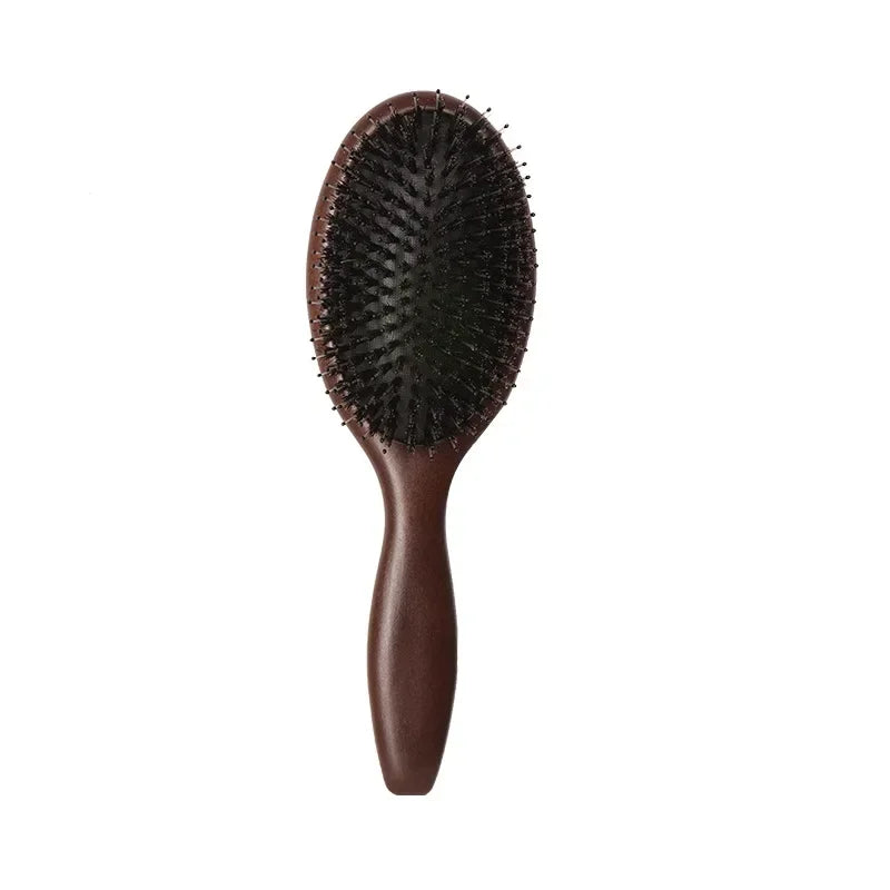 Wood Massage Hair Brush Comb