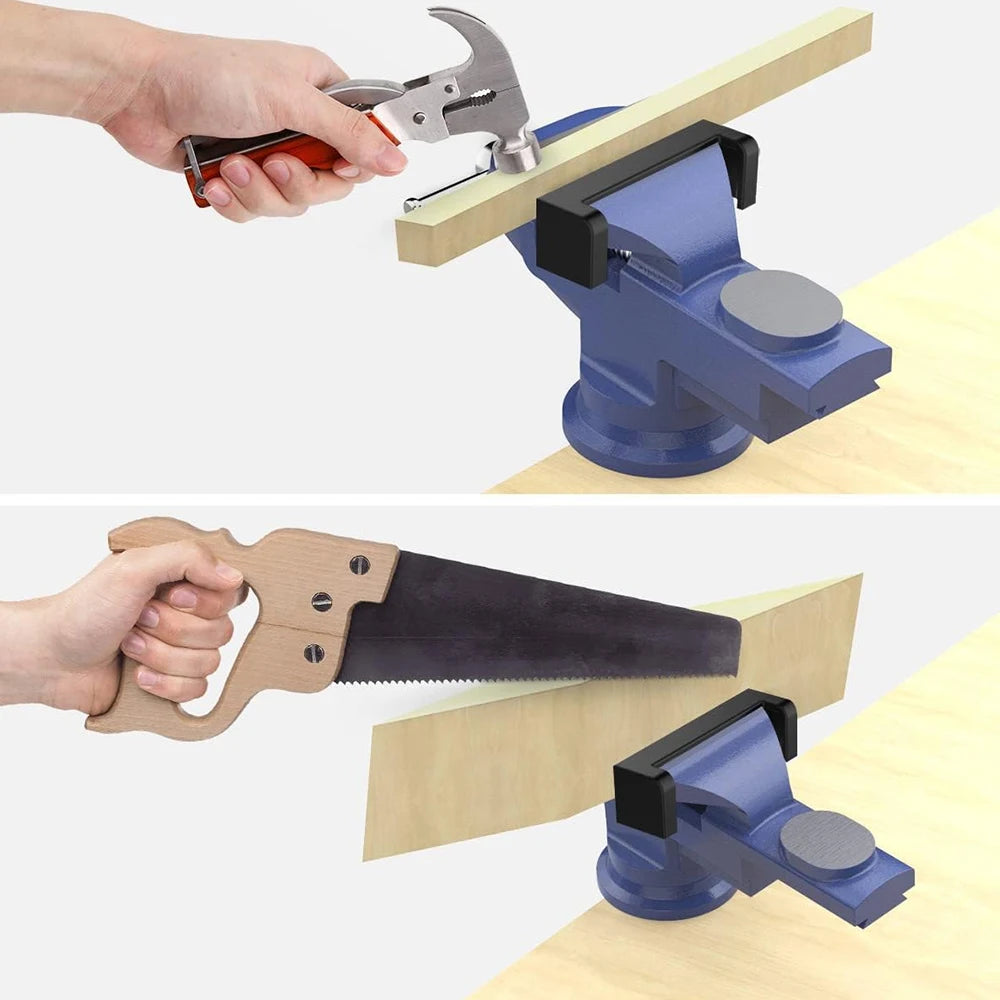 Universal Table Vise Multi-functional Portable 360° Swivel Base Clamp