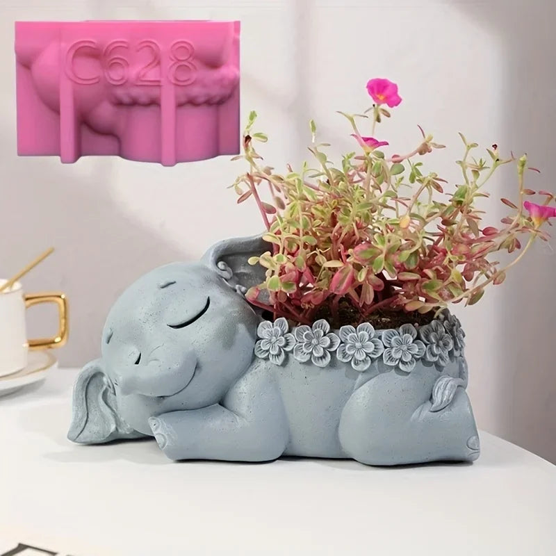 Elephant Plant Flowerpot