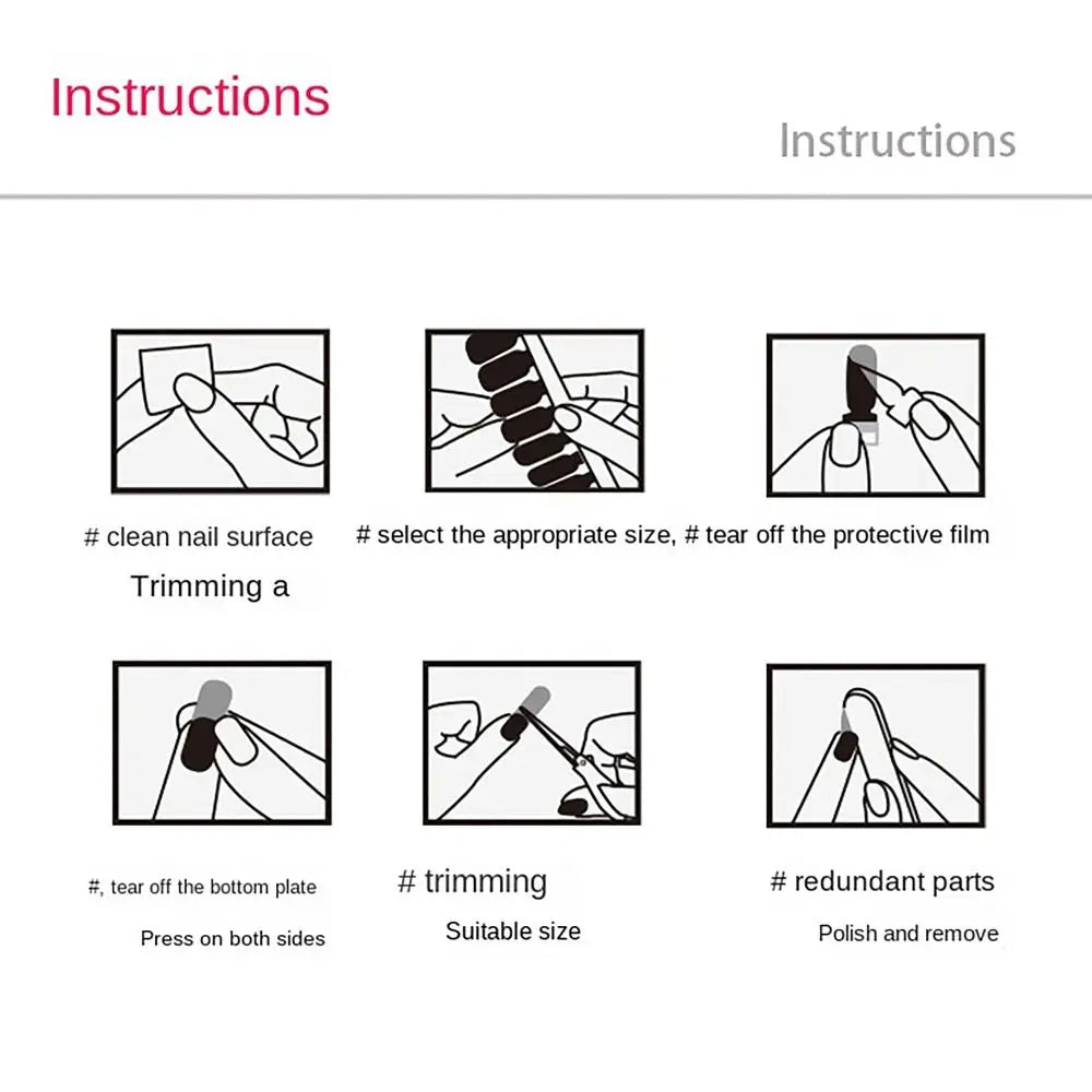 14Strips Gel Nail Stickers