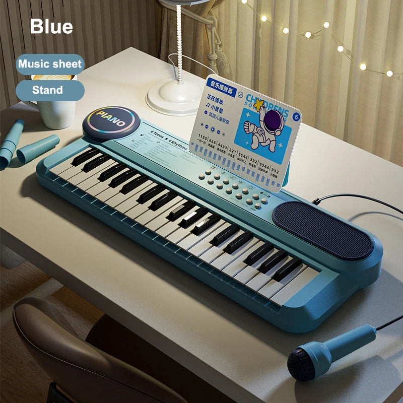 Children's Piano Keyboard 37 Keys With Microphone