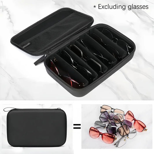 Adjustable Glasses Storage Organizer Case
