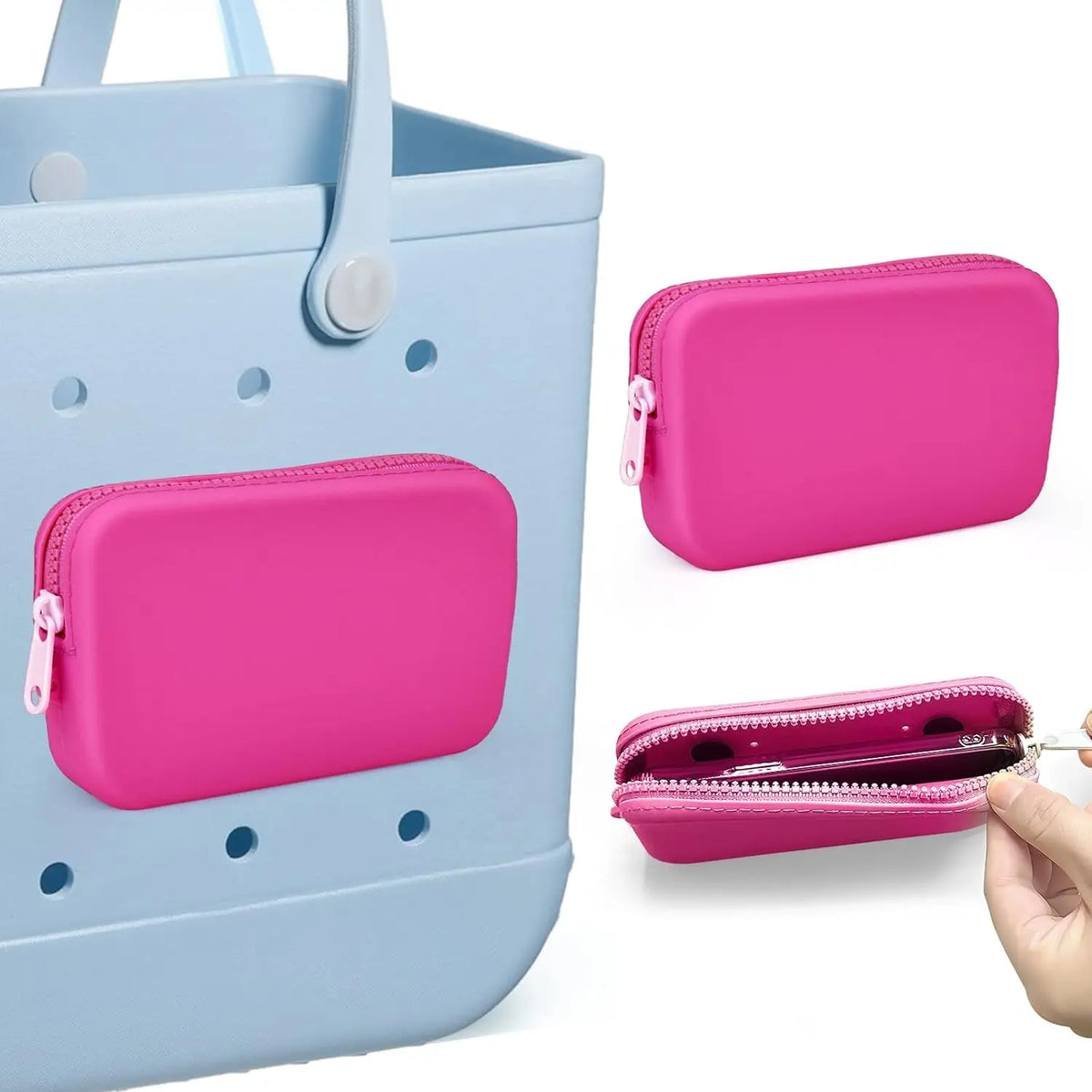 Silicone Beach Bag Phone Holder