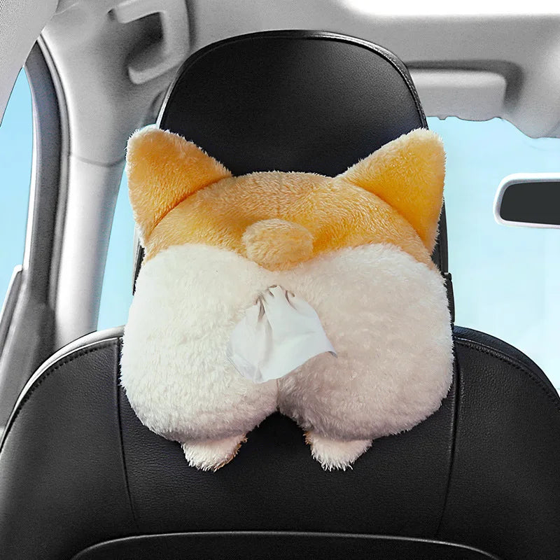 Cute Car Tissue Box 2 In 1Cartoon Holder