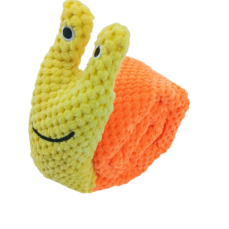 Interactive Snail Dog Puzzle Feeder Toy
