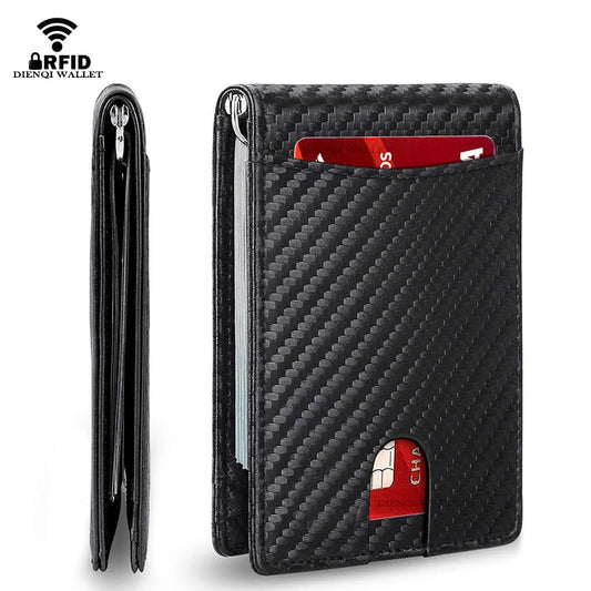 Blocking Slim Leather Wallet