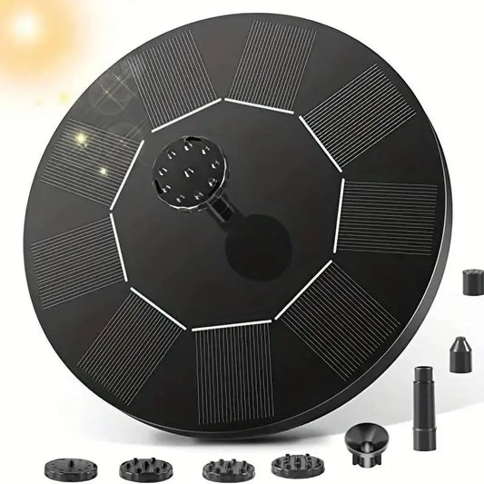 Solar-Powered Floating Fountain Pump