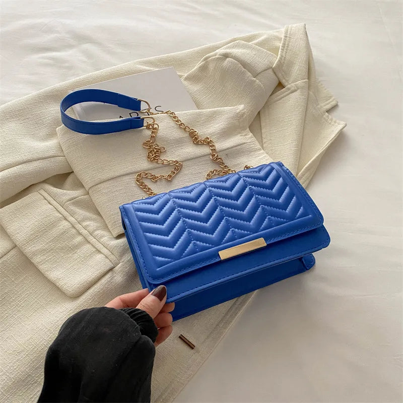 Striped Women's Shoulder Bag