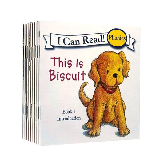 12 Books Set Biscuit Dog Series English Picture Books