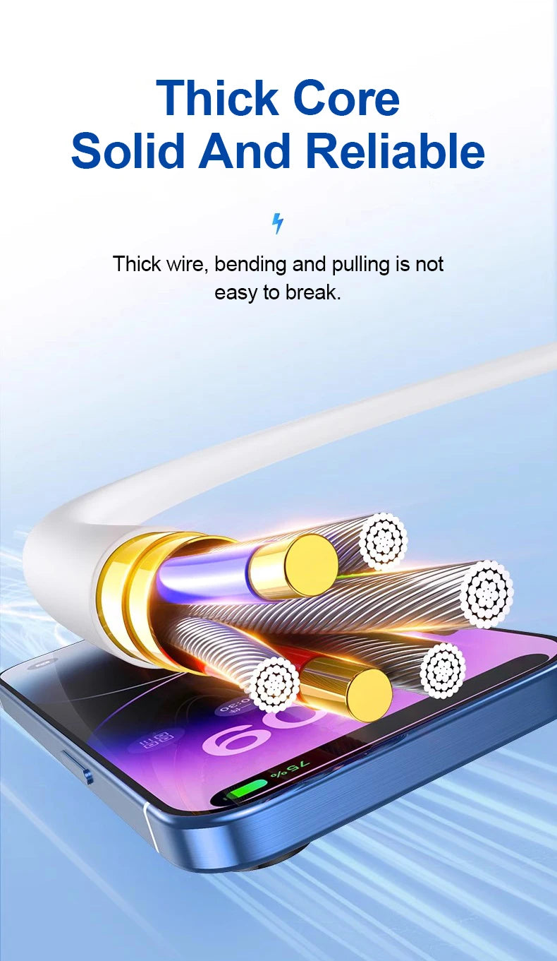 20W PD Lightning Cable Type C For Iphone