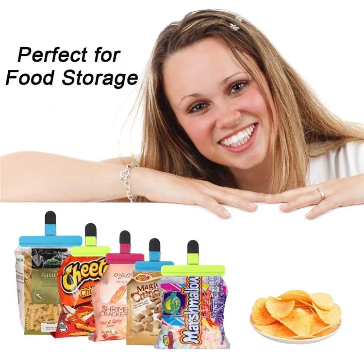 Large Food Bag Clip Set
