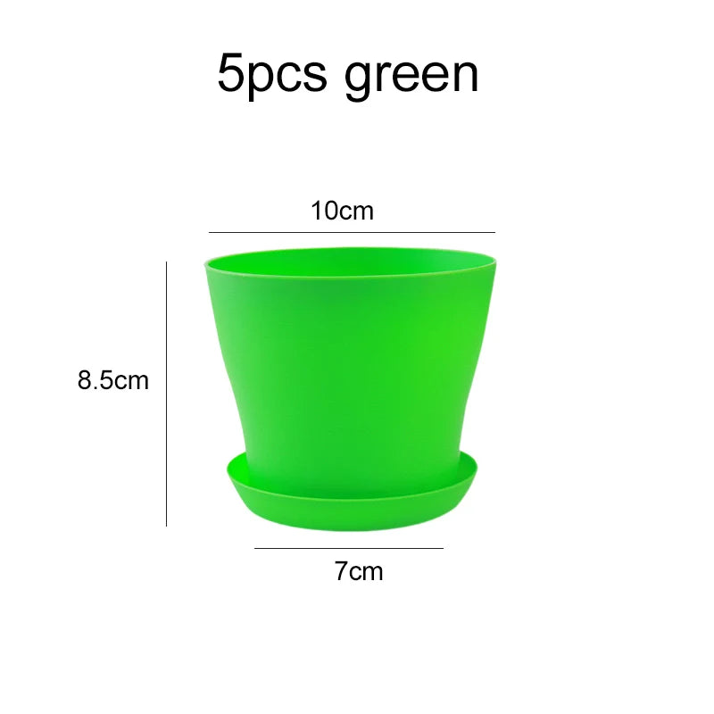 Mini Flower Pot with Tray