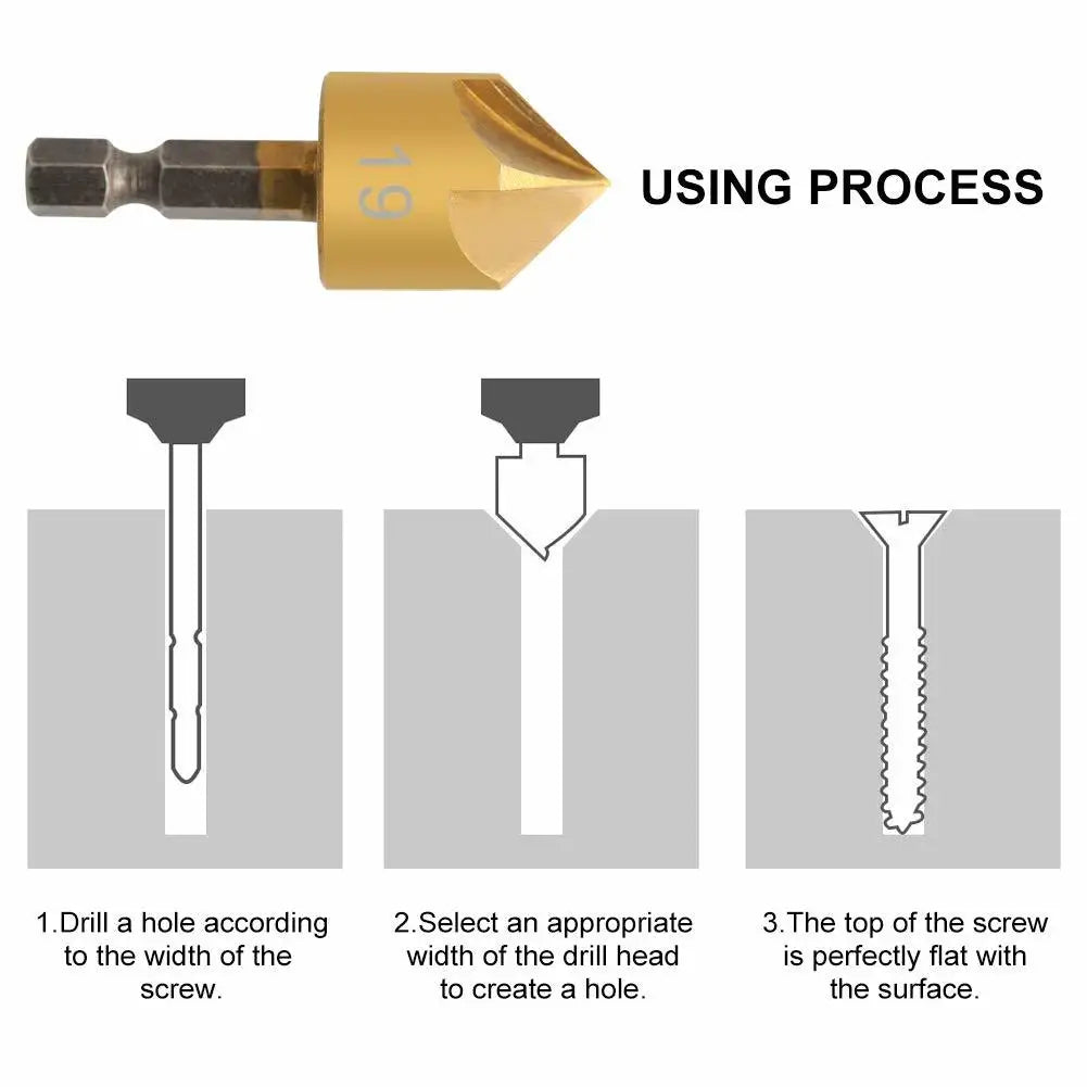 Countersink Drill Bit Set Chamfer