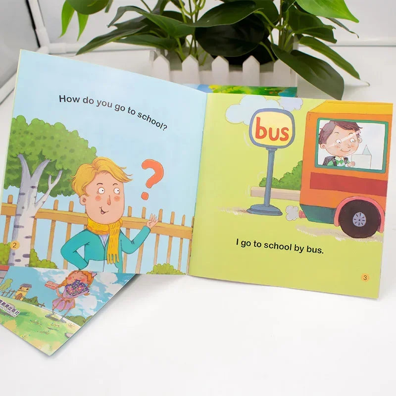 60 Pocket Books Set English Words Learning Books for Kids