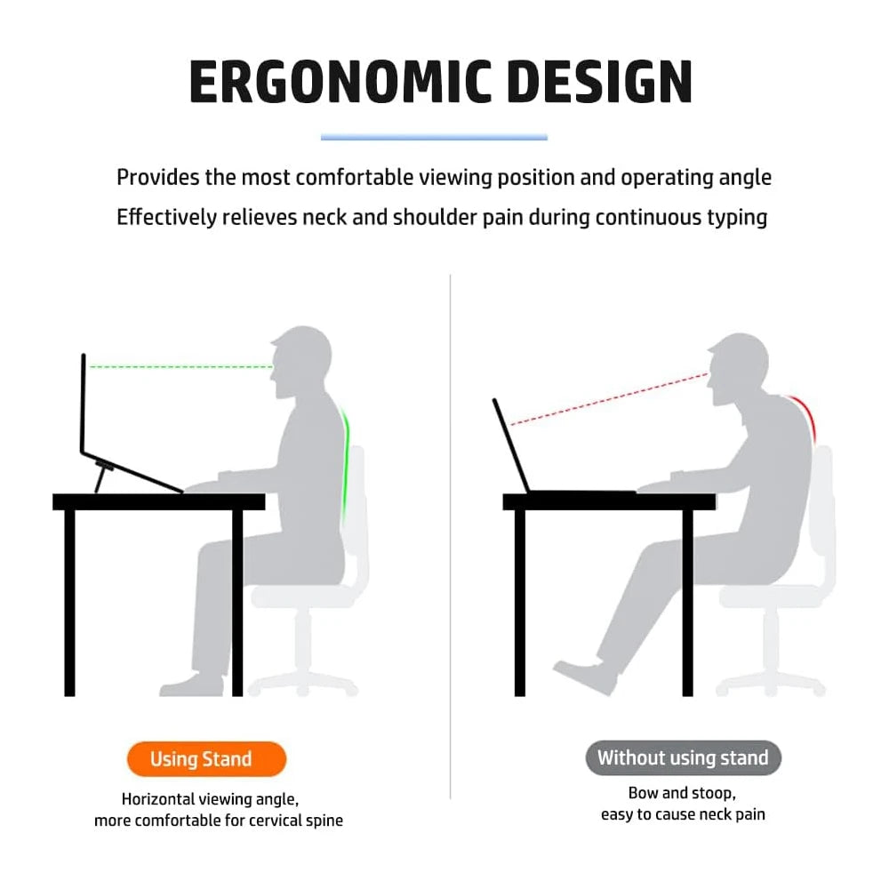 2Pcs/Set Foldable Laptop Stand