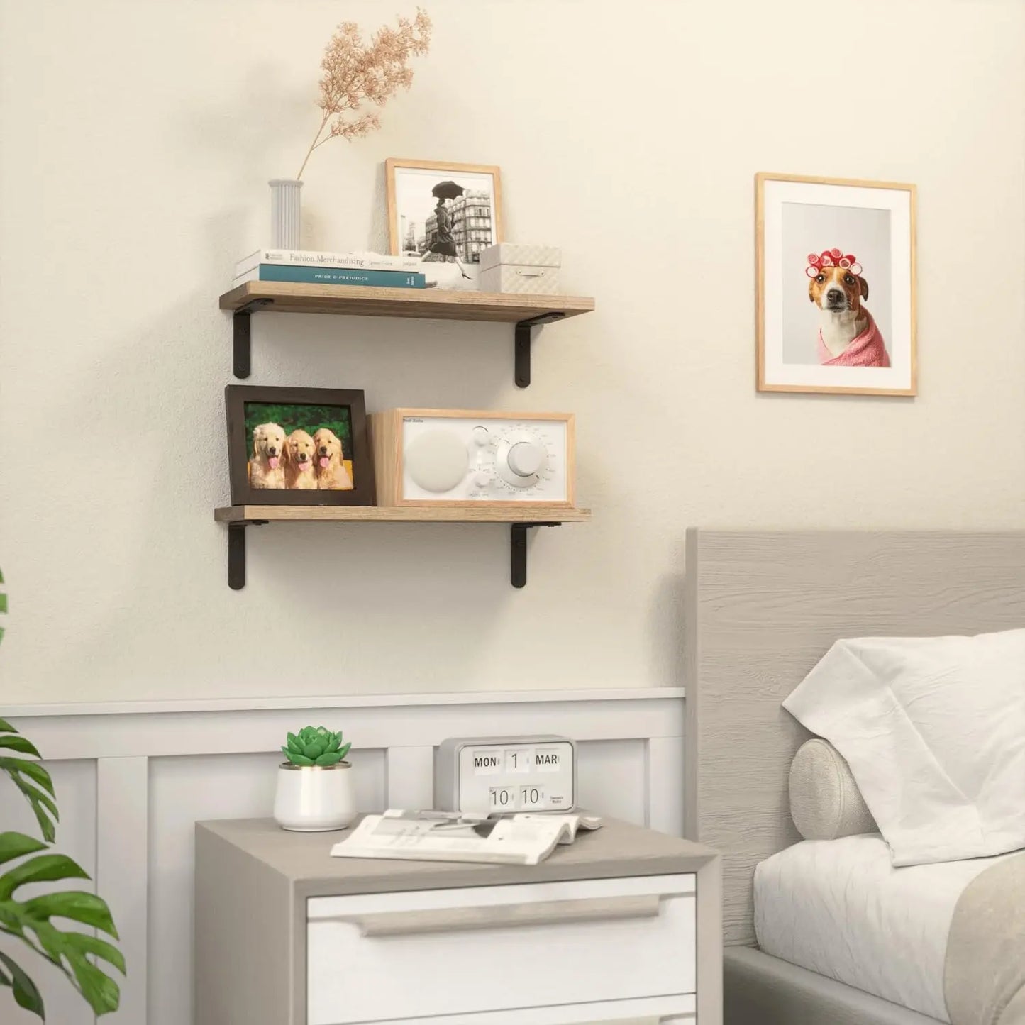 Wooden Wall Floating Shelves