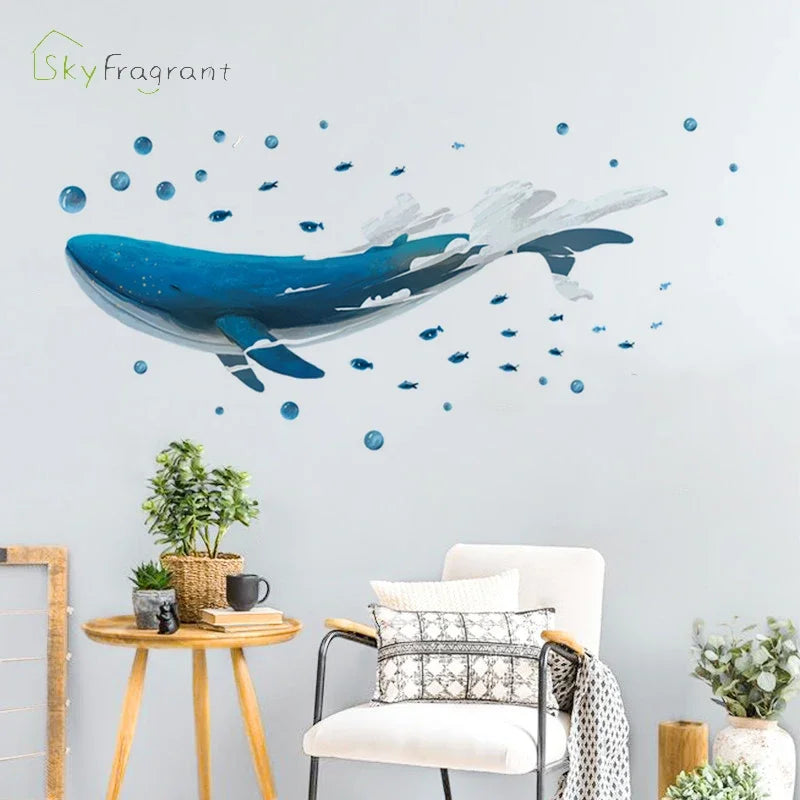 Creative Whale Wall Sticker