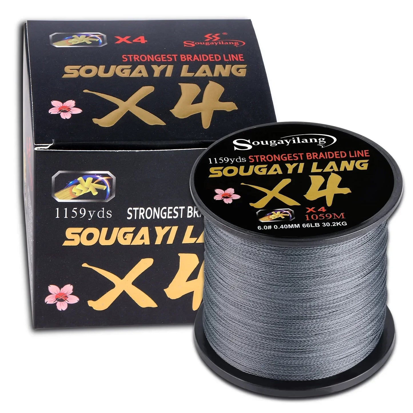 Sougayilang Braided Fishing Line 4X 100~1000m